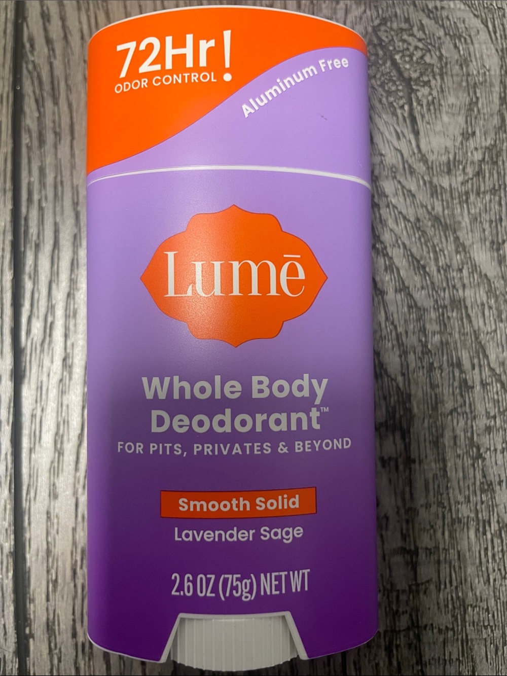 Lumē Whole Body Deodorant - Lavender Sage (Purple)